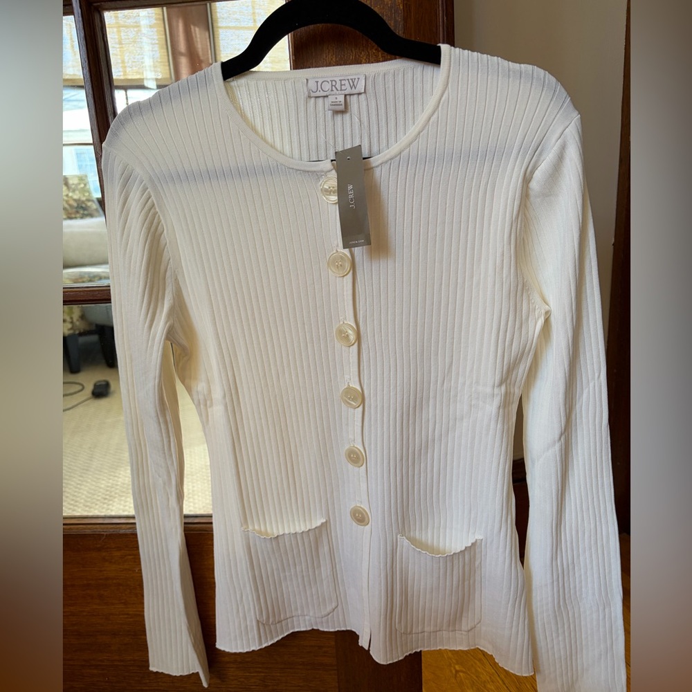 NWT J. Crew Stretch Cardigan-Small
